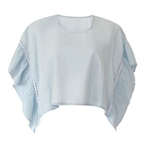 BCBGeneration Blue Cotton Croptop